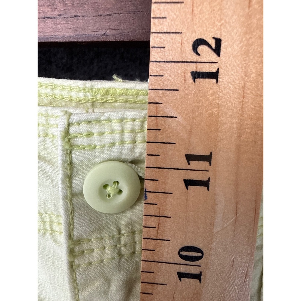 NWT American Eagle Baggy Jogger Womens 12 Lime Green Cargo High Rise Stretch - Picture 11 of 15